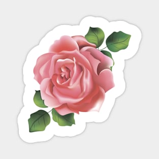 floral print rose Magnet