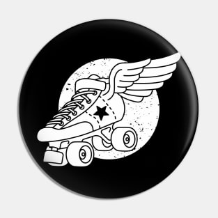 Jammer Winged Skate Pin