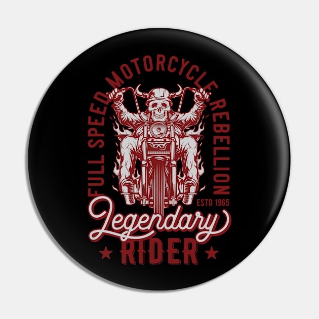 Legendary Motorcycle Oldtimer Rider Pin by gdimido