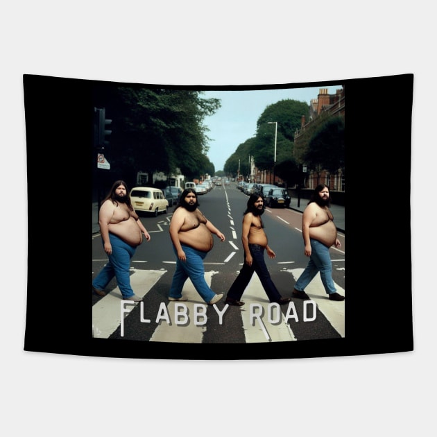 Flabby Road Tapestry by DadOfMo Designs