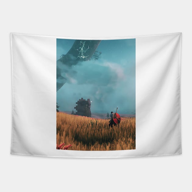 Valheim plains Tapestry by TeEmporium