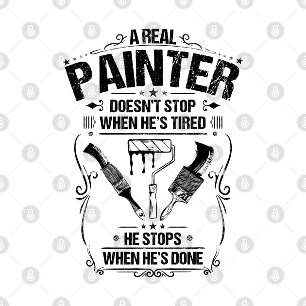 Painter House Painter Decorator Painting Gift by Krautshirts