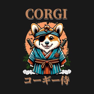 Cute Cartoon Japan Corgi T-Shirt