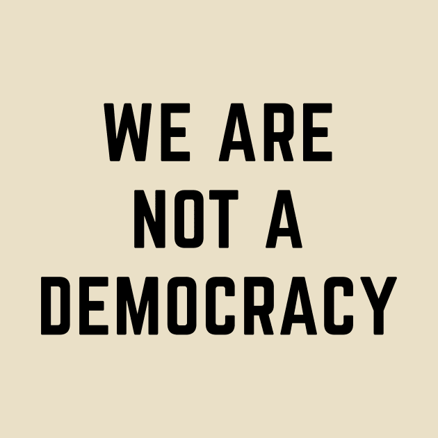 We are not a Democracy by Sunshine&Revolt