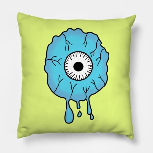 Eyeball - Blue Pillow