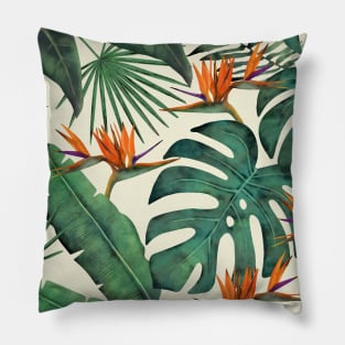 Tropical Forest Pattern Pillow