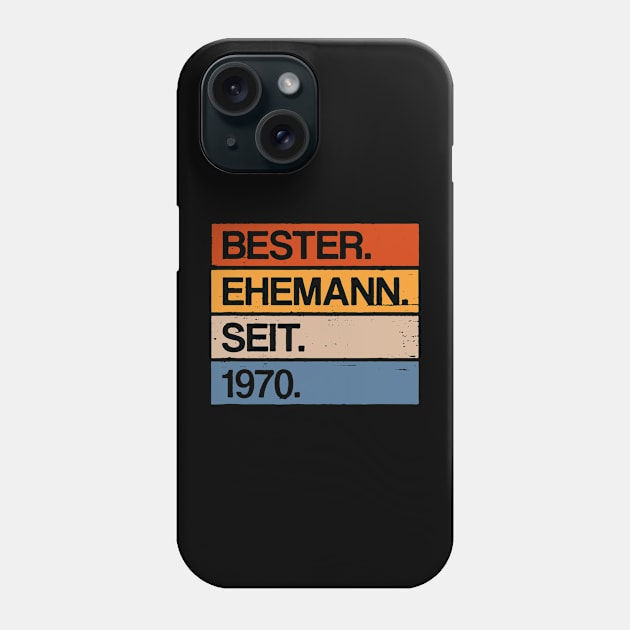 Best Husband Since 1970 Germany Text Phone Case by Kocekoceko