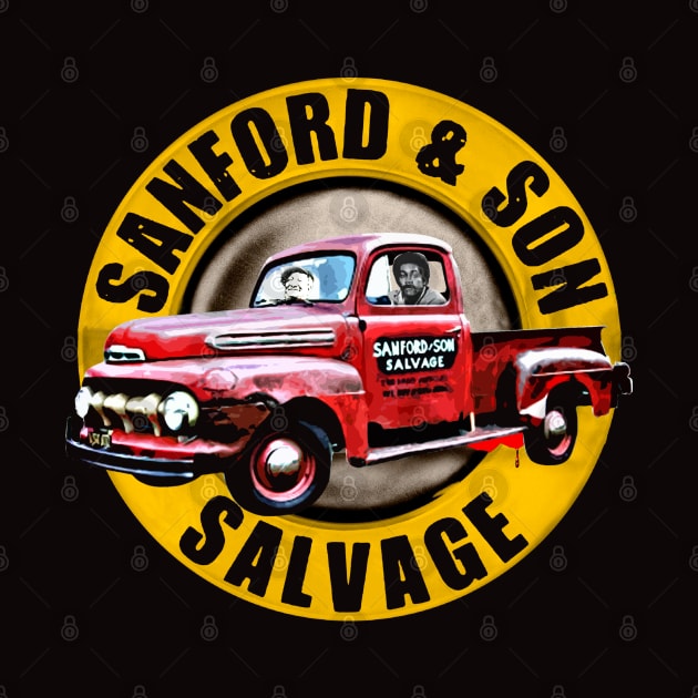 Sanford & Son Salvage Sign by Junnas Tampolly