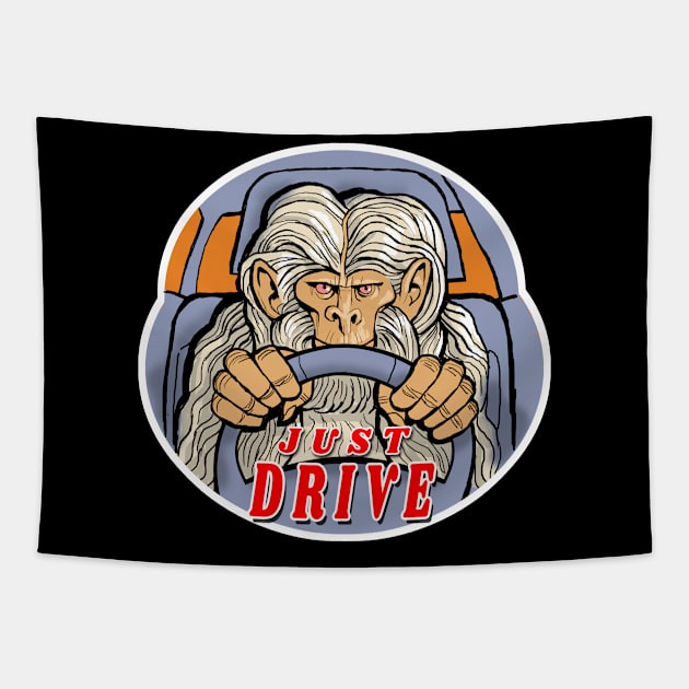 Yeti: Just drive. Tapestry by Cohort shirts