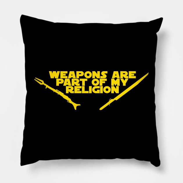 Weapons Pillow by TSOL Games