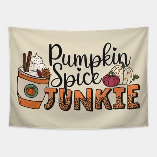 Pumpkin Spice Junkie Tapestry