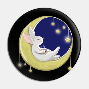 Bunny Moon Pin
