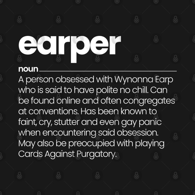 Earper Noun Definition - Cards Against Purgatory Version by VikingElf