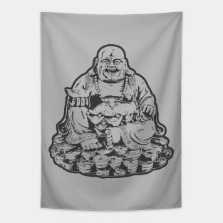 Buddhist Art Black Color Tapestry