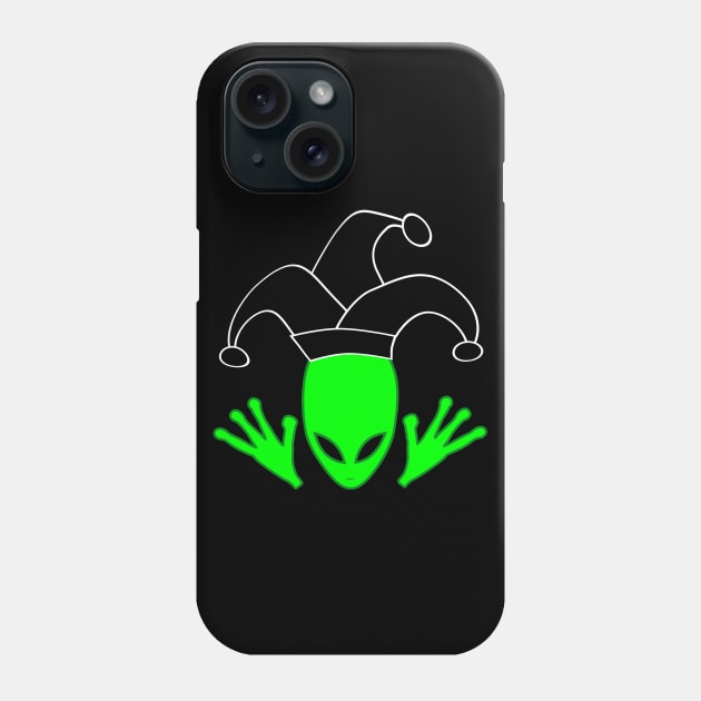 jester alien Phone Case by Mamon