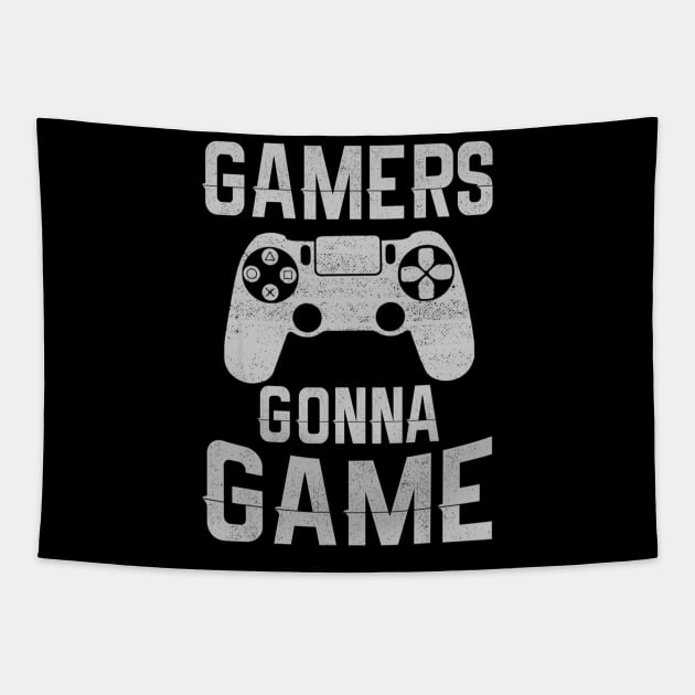 Gamer Gonna Game For Video Game Lover Gaming Tapestry by daylightpombo3