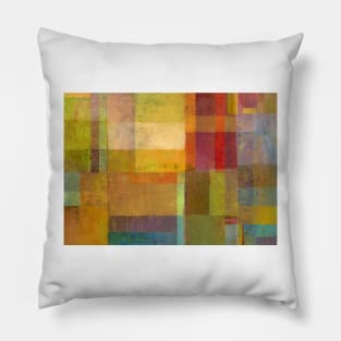 Color Collage with Green and Red Pillow