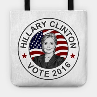 Hillary Clinton US Flag Tote