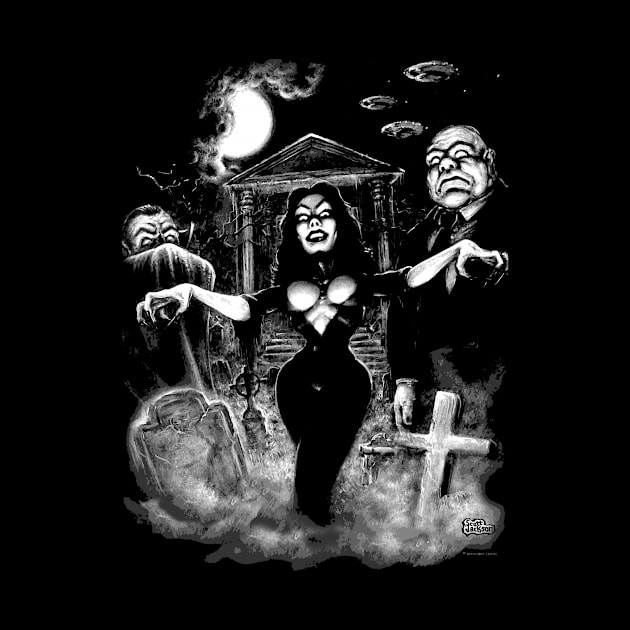 Vampira Plan 9 zombies by monstermangraphic