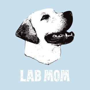 Golden Lab Mom Golden Labrador Design T-Shirt