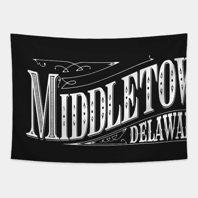 Vintage Middletown, DE Tapestry by DonDota