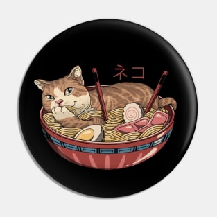 Great Ramen and Cat Pin