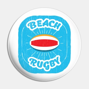 Summer Beach Rugby T-shirt Pin