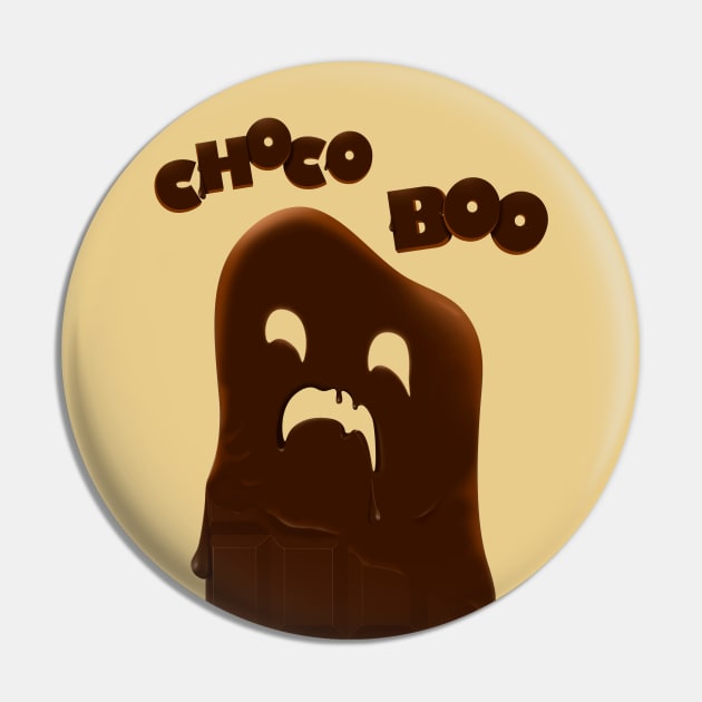 CHOCO BOO Pin by Abrek Art