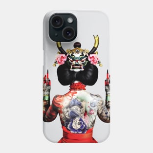 Inked Geisha - Japanese Tattoo Art Design Phone Case