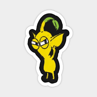 yellow pikmin eavesdropping Magnet