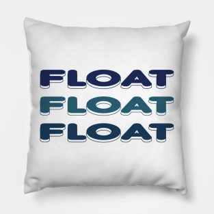 Float Blue Pillow