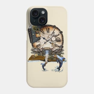 Steam-punk ocean library Phone Case