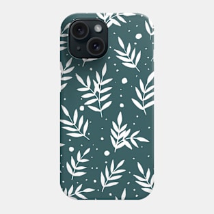 Magical branches - teal Phone Case