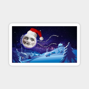 SANTA MOON! Magnet