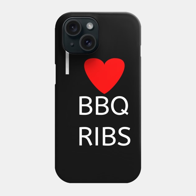 I love bbq ribs barbeque Phone Case by Spaceboyishere