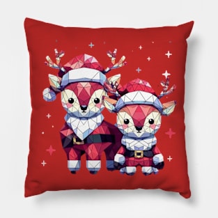 Christmas Santa Claus reindeer Pillow