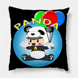 panda cartoon Pillow