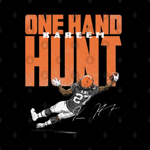 Kareem Hunt Cleveland One-Hand Hunt by MASTER_SHAOLIN