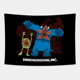 Funny Cartoon Cute Monsters Mashup Tapestry