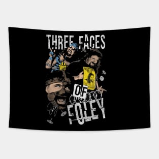 Mick Foley Three Faces Of Foley Tapestry