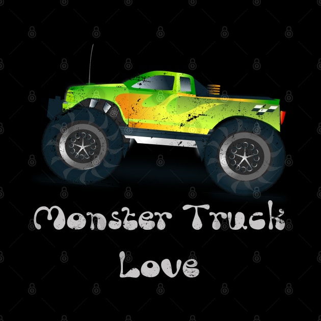 Monster truck love by artsytee