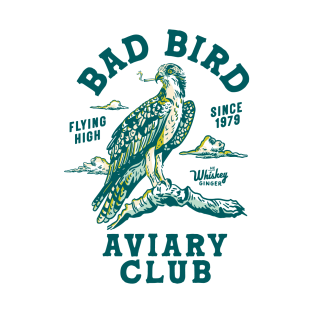 Bad Bird Aviary Club: Badass Osprey Smoking A Joint Shirt T-Shirt