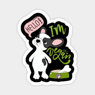 Hello I Am Vegan s By Belle Treasure Chest Magnet