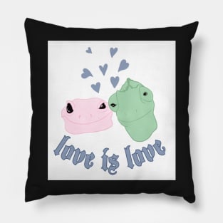 lizards in love Pillow