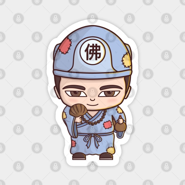 God of Beggar JI GONG CHIBI Magnet by PNKid