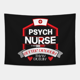 PSYCH Funny Nurse Christmas Pun Quote Hilarious Joke Idea Tapestry