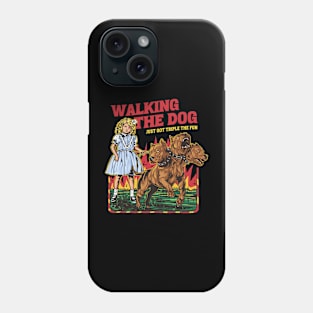 Vintage Horror Walking The Hellhounds Phone Case