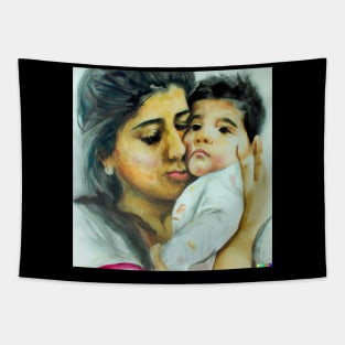 A mother and her baby Tapestry