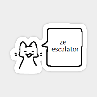 ze escalator Magnet