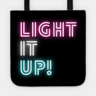 LIGHT IT UP BTS KPOP DYNAMITE LYRICS KPOP MERCH STATEMENT [NOT OFFICIAL MERCH] Tote